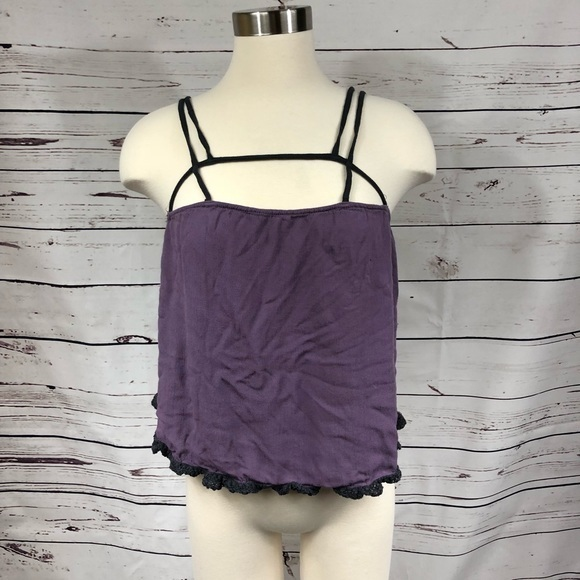 Free People Purple‎ Top - Picture 1 of 6